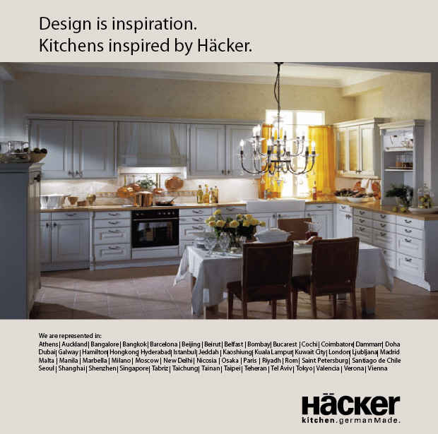 Country style 1-Hacker kitchen German Made