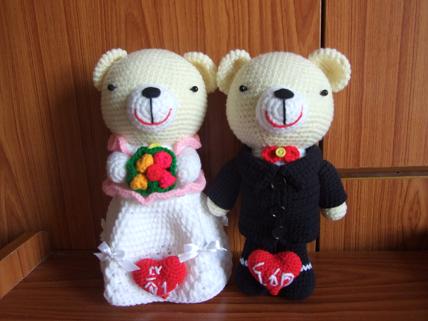 ตุ๊กตาหมีแต่งงาน 
