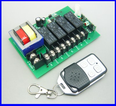 Է ԷԴԴ Ǻػó俿4ͧ 1ش AC220V 10A 4 Channel RF Wireless Remote Control Switch